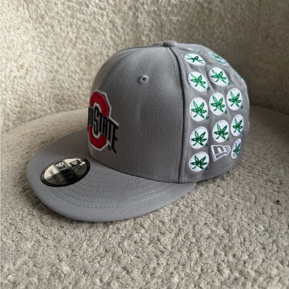 New Era Other - New Era 9fifty Ohio State Buckeyes SnapBack Gray Buckeye Leaf Embroidered New